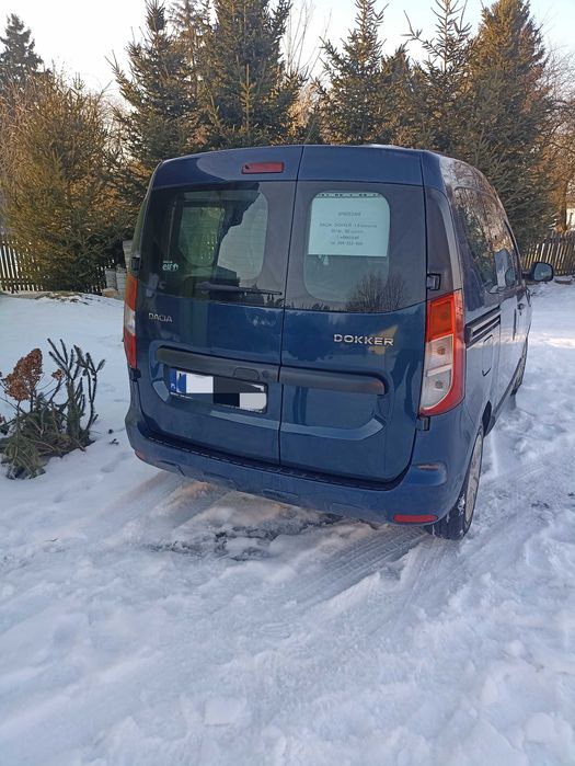 Dacia Dokker 1.6  benzyna 2018r, pierwszy właściciel