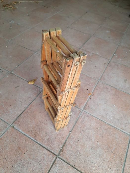 Suporte Madeira Garrafeira Móvel Extensivel