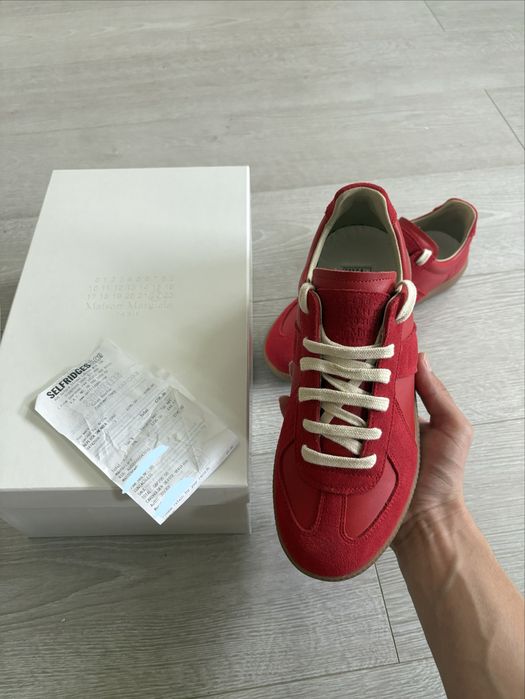 maison margiela GAT czerwone