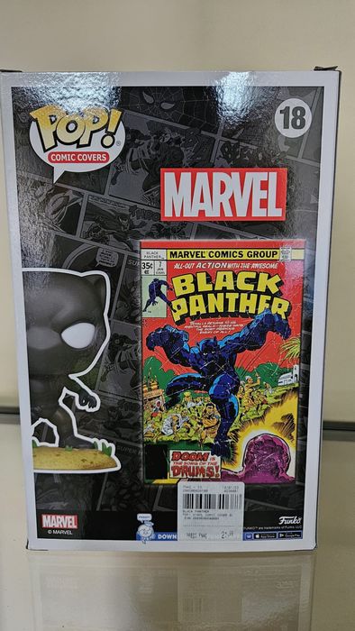 Funko Pop! Comic Cover Black Panther #18 – Marvel – Novo
