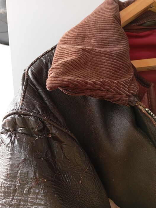 Куртка лётная кожа бу 52р