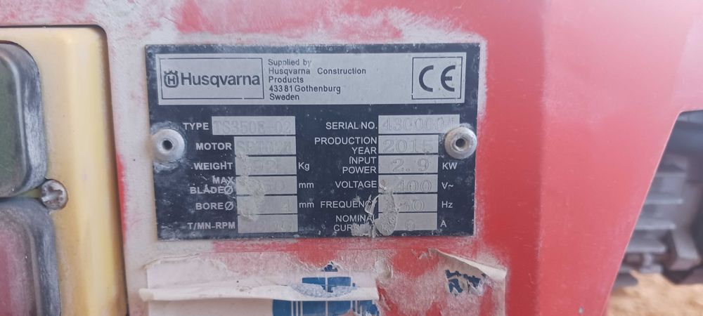 Máquina de cortar cerâmicos e ladrilhos HUSQVARNA TS350E