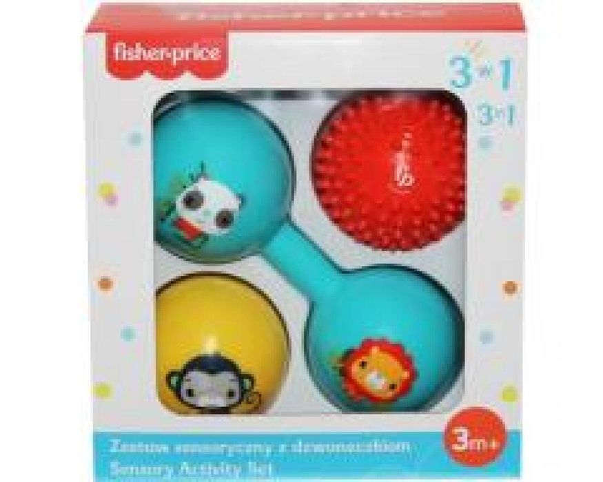 Fisher Price. Zestaw sensoryczny z dzwoneczkiem pudełko,208x213 mm