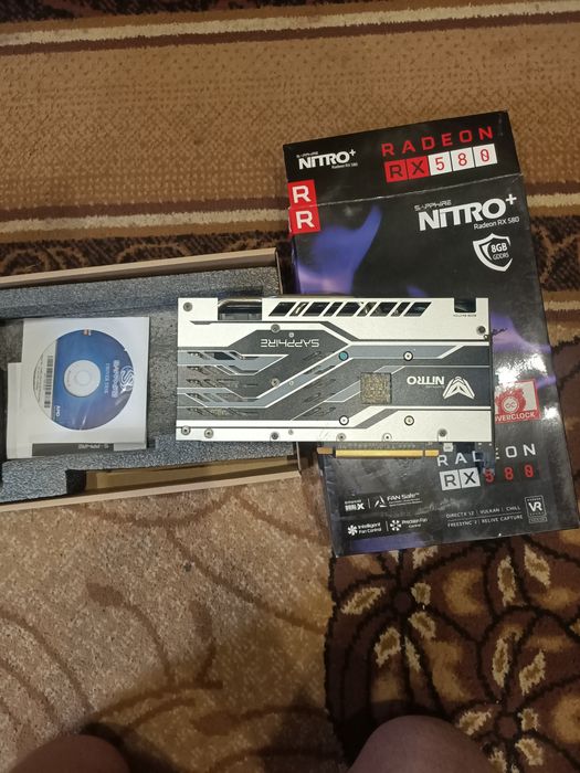 Видеокарта Sapphire rx 580 nitro+ 8gb