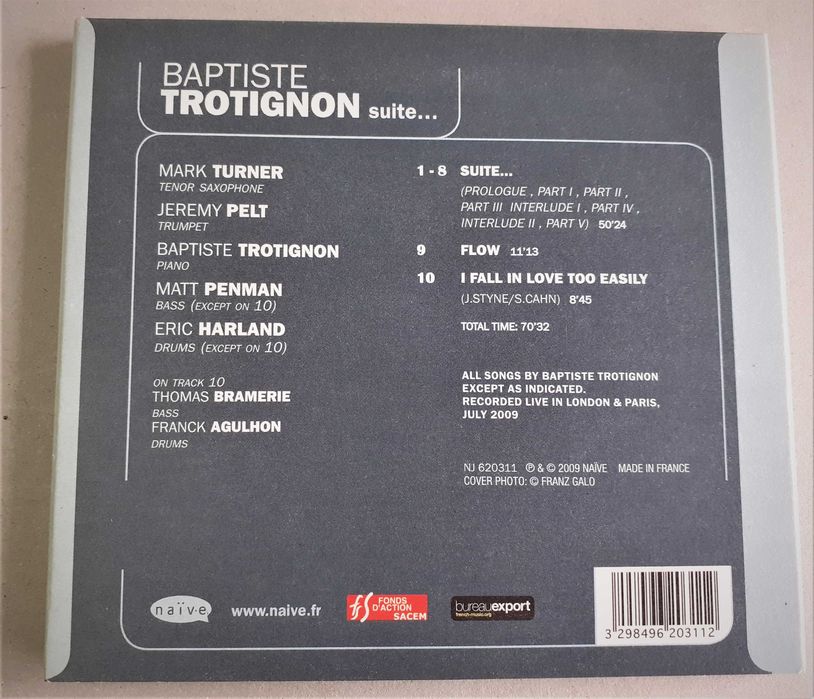 BAPTISTE TROTIGNON - Suite ...