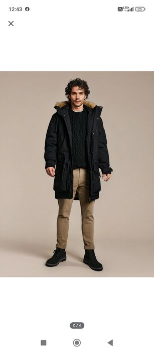 Zimowa- męska kurtka parka XXL