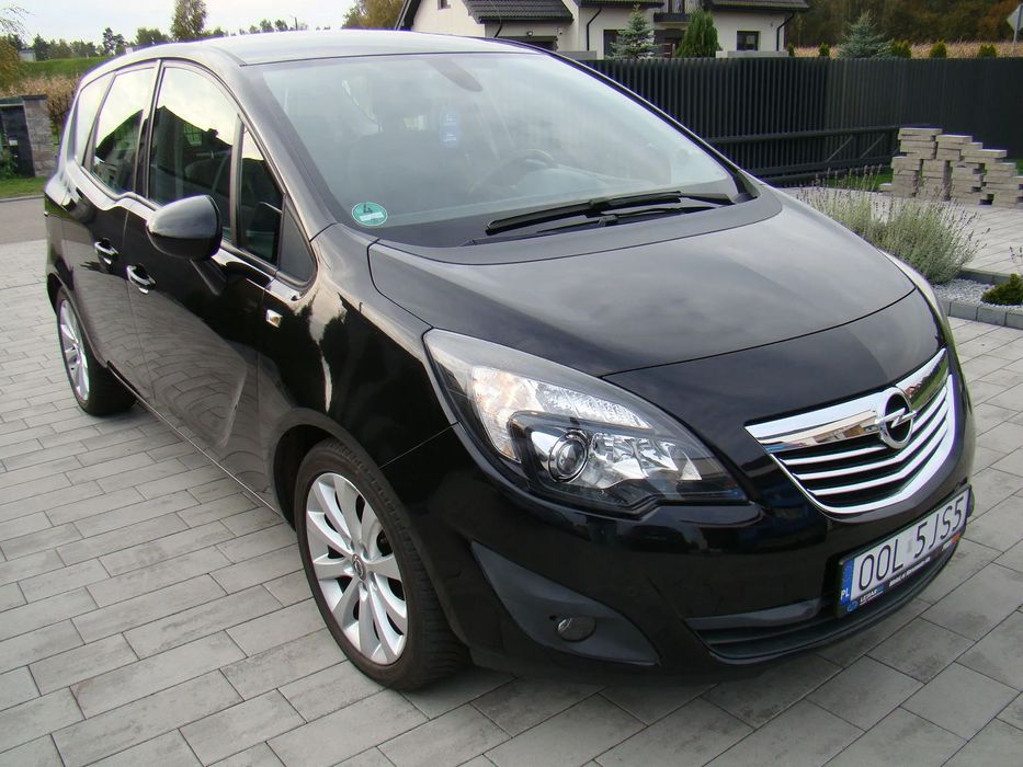 Opel Meriva Pół Skóry Grzane Fotele Kierownica Czujniki Serwisowany