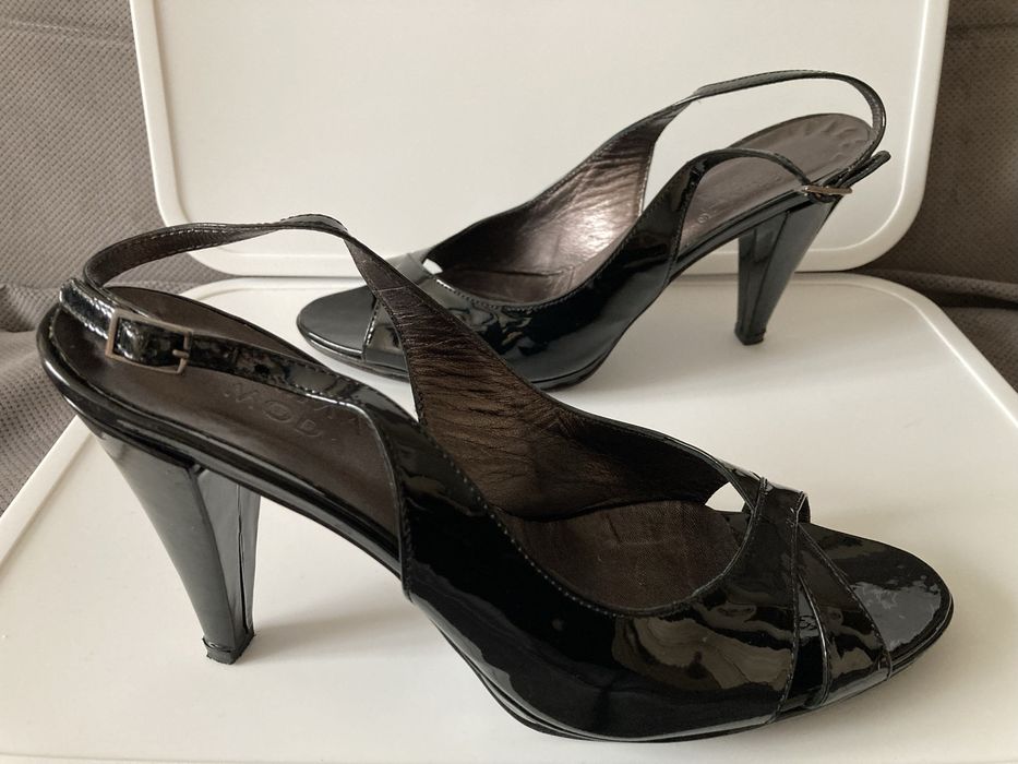 Buty * PRIMA MODA * Rozmiar 38 * DAMSKIE * Czarne * UŻYWANE