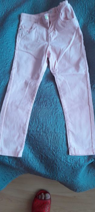 Spodnie różowe Sinsay 116