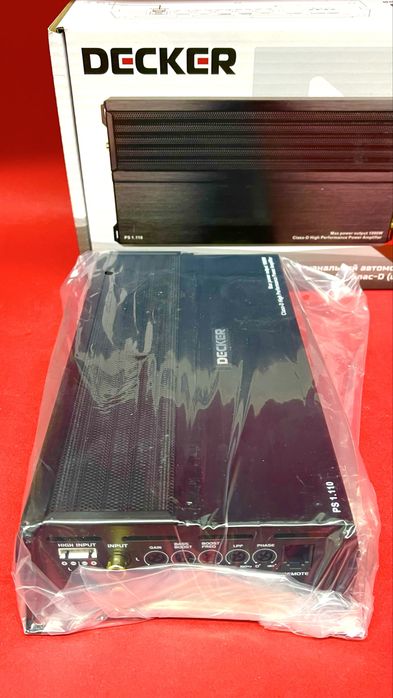 Підсилювач Decker PS 1.110 — 1-канальний, потужний моноблок