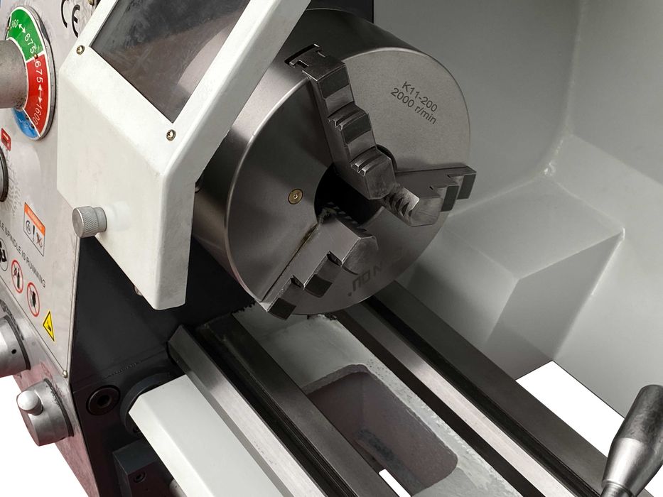 Токарний верстат 9craft GX360L 1500W 200мм патрон 52мм отвір прохідний