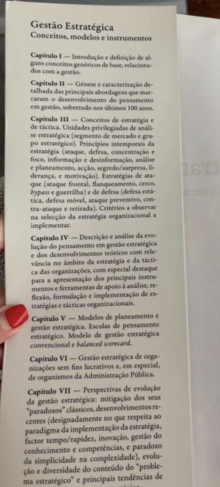 Livro “Gestão Estratégica”