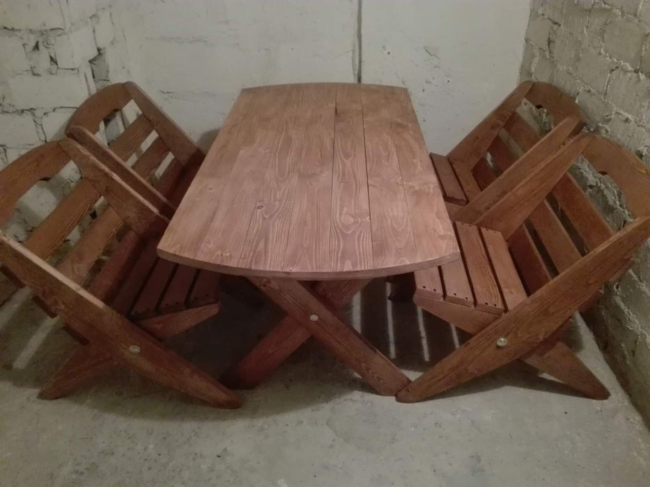 Nowy komplet mebli ogrodowych