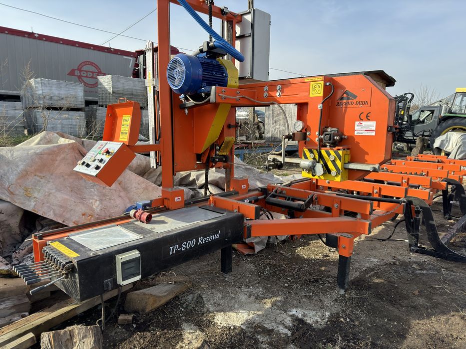 Trak Taśmowy RESBUD TP-800 tartak pilarka piła taśmowa jak nowy