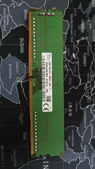 Memórias Desktop DDR4 2666Mhz DIMM de 8Gb da Hynix