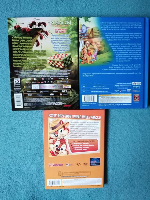 Książki z płytą DVD - bajki
