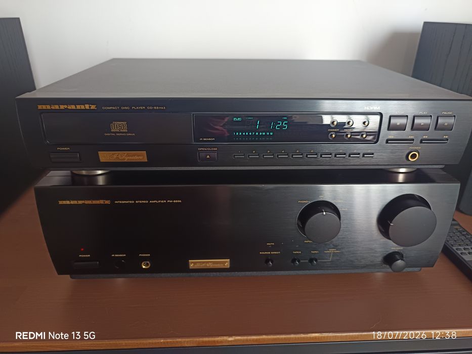 Conjunto Marantz e Mission