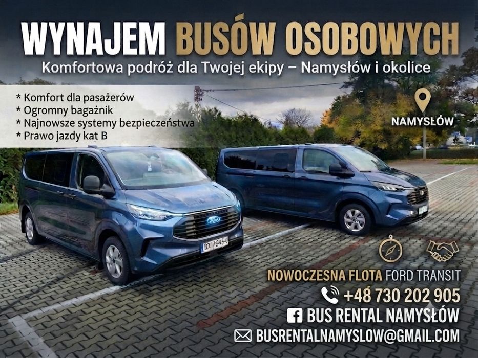 Wynajem Busów Osobowych i Dostawczych