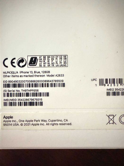 IPhone 13 128GB, Azul