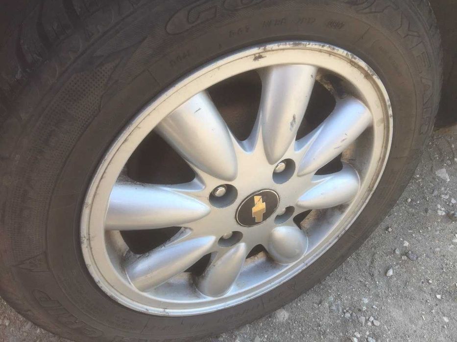 Оригінальні диски Chevrolet Tacuma/Rezzo R15 + гума Goodyear 195/60