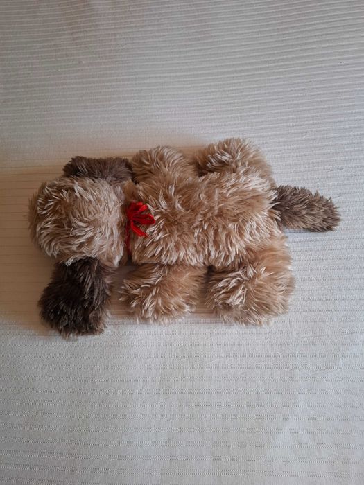 Peluche Cão - Bege e Castanho