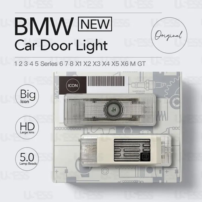BMW F30 F10 X5 X6 E70F15 F16 F48 LED тюнинг подсветка логотипом