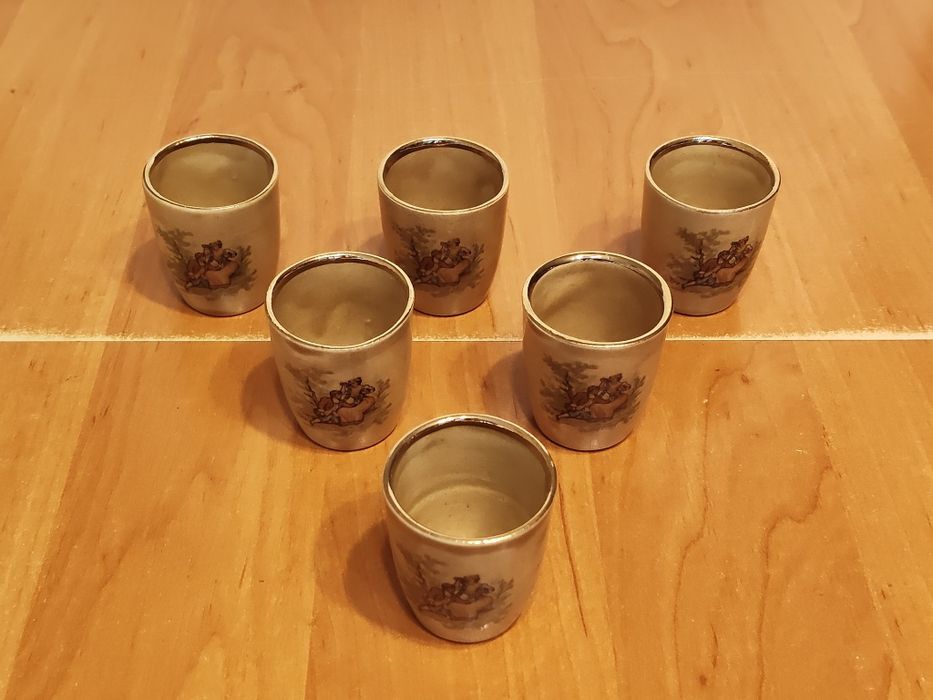 Kolorowe kieliszki 6 sztuk