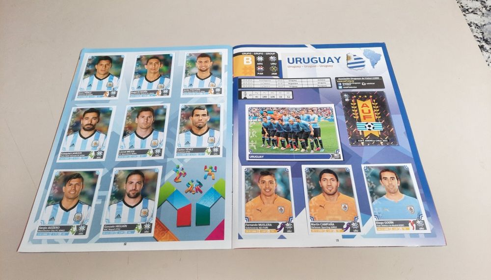 Cadernetas Futebol Copa America  2015 panini NOVA