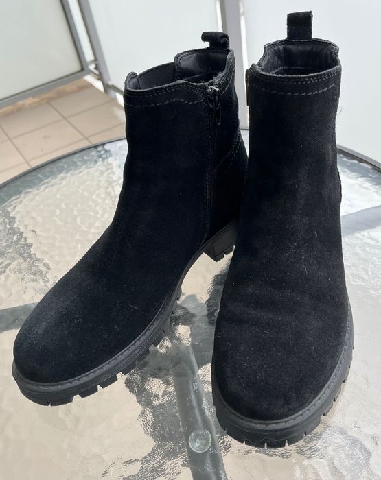 Buty zamszowe czarny 41r Lasocki