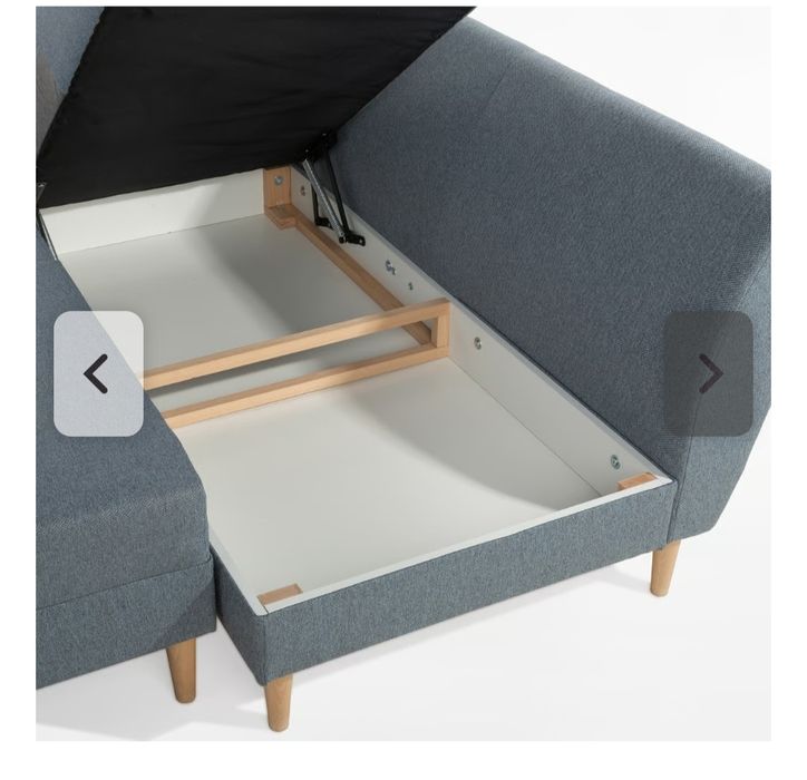 Narożnik z funcja spania uniwersalny