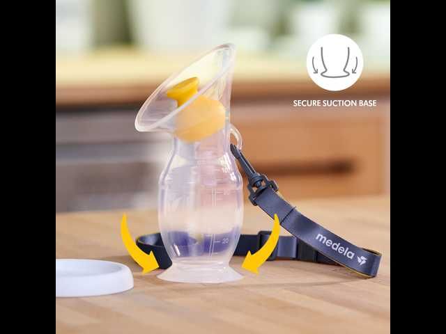Coletor em silicone de leite materno