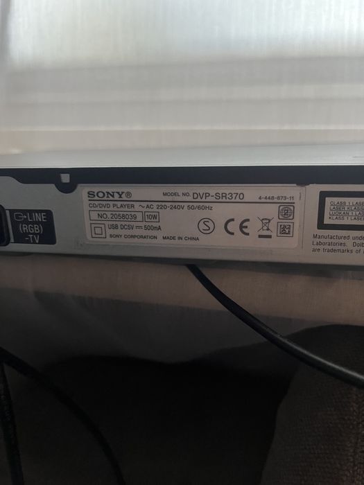 Sony odtwarzacz DVD