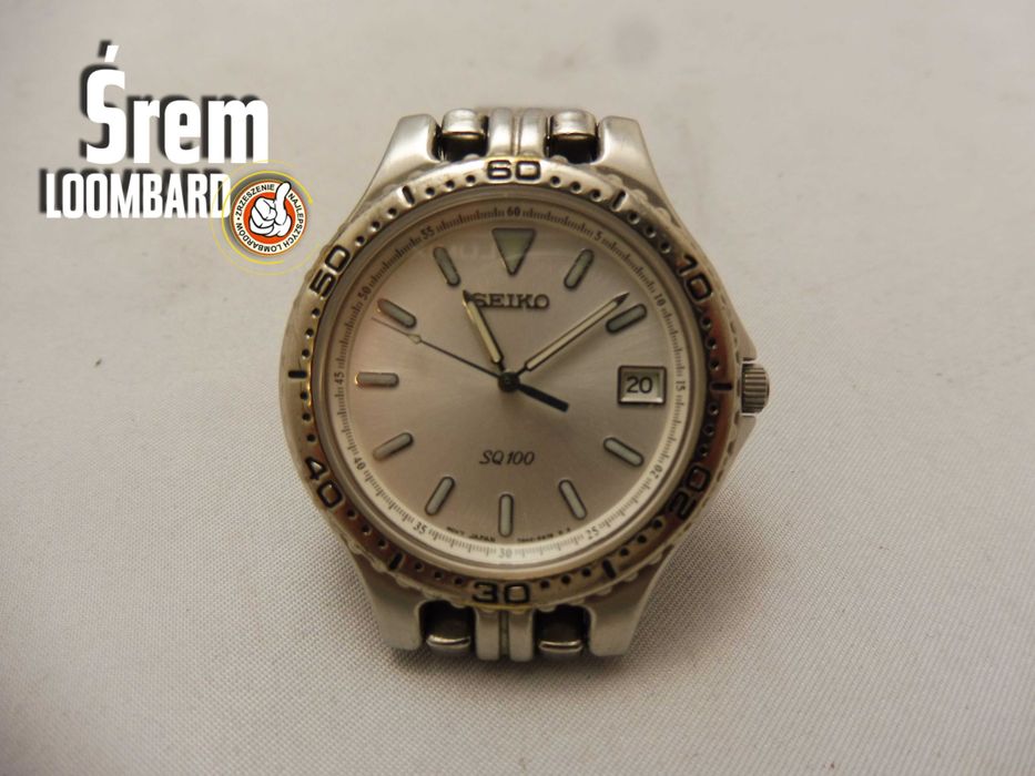 Zegarek seiko sq100 7n42-6b10 / solo! / stan db!