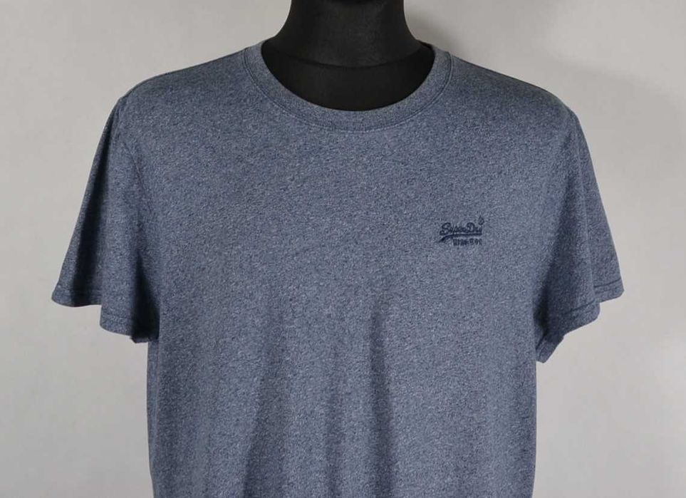 SuperDry Koszulka Męska 3XL Oryginalna Bawełna Super Stan T shirt