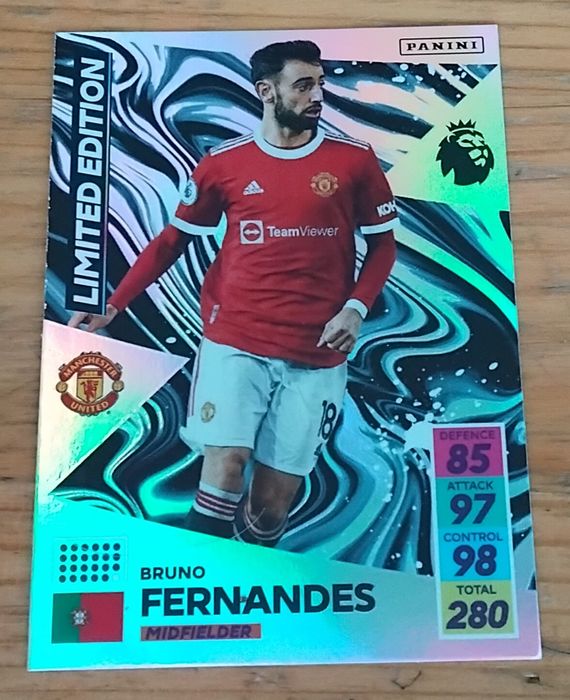Panini Adrenalyn XL 2021/2022 Premier League Bruno Fernandes Limited E