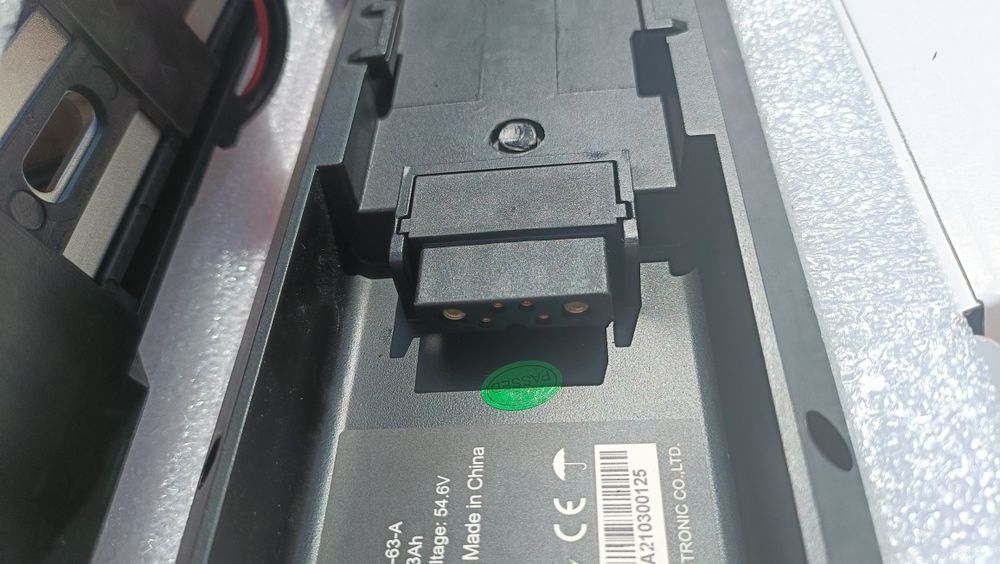 Bateria bidonowa z szyną ładowarka 48v (54,6v) 14ah