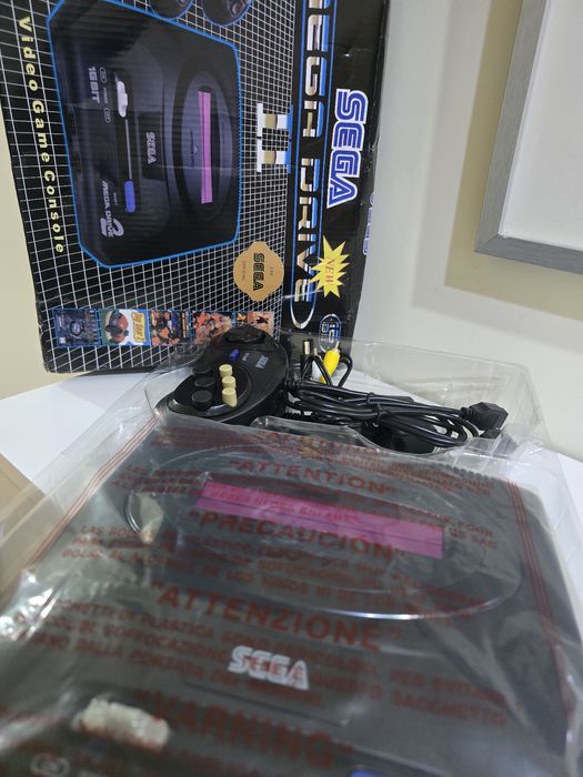 Sega mega drive 2 em caixa