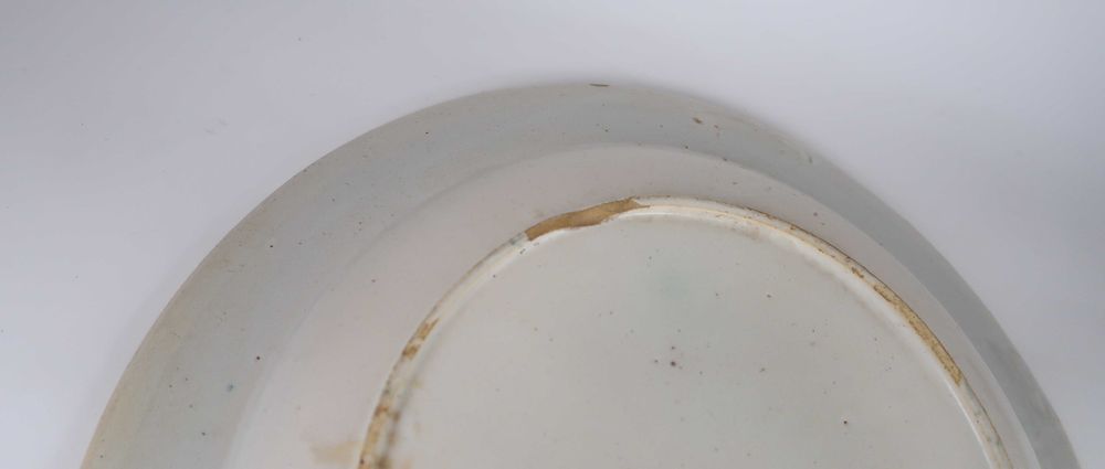 Prato Grande Faiança Séc. XIX - Andorinha - 35 cm