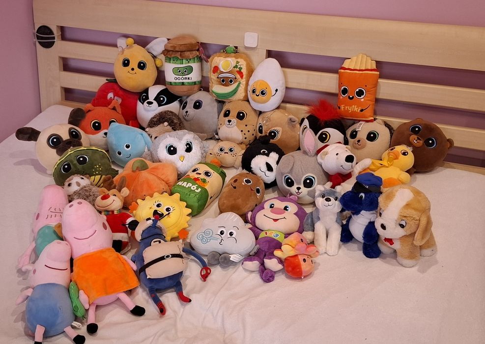 Maskotki 40 szt stan bardzo dobry /dobry