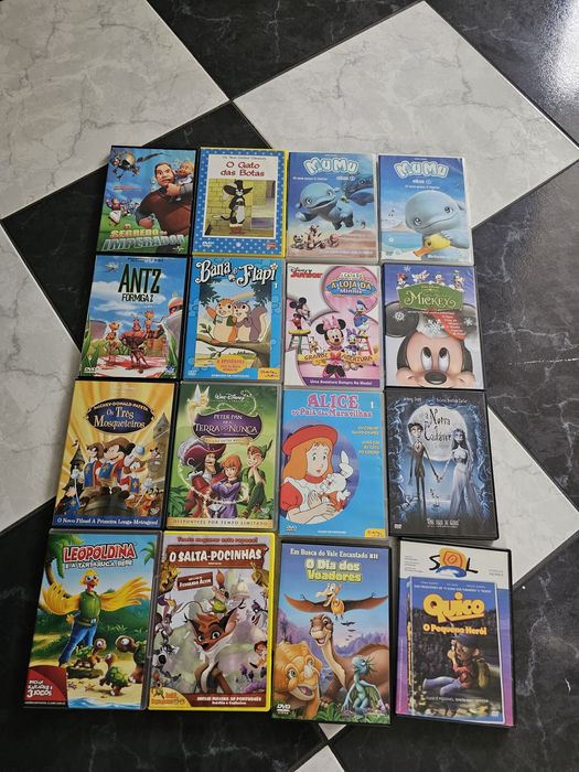 Dvds infantis vários