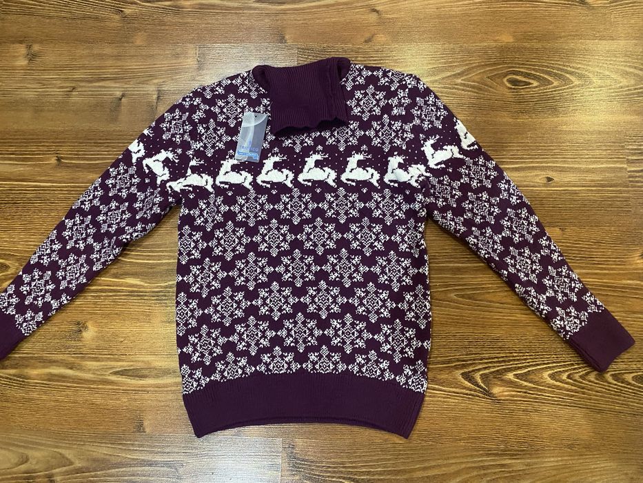 Светр новорічний теплий стильний кофта