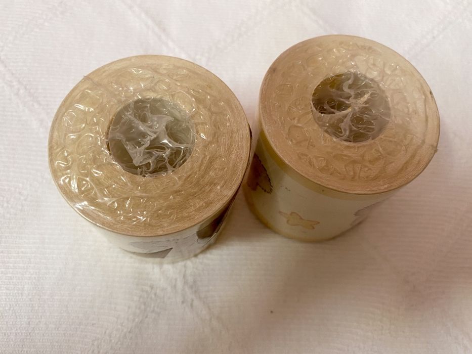 2 Rolos de Faixas Decorativas de Parede para quarto de bebe -  ursos