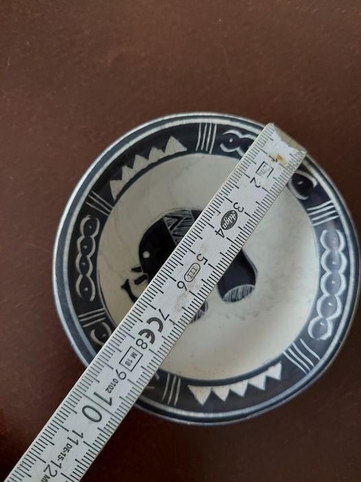 Steatyt - Kenia -Rękodzieło -Spodeczek- Graffiti- Słoń