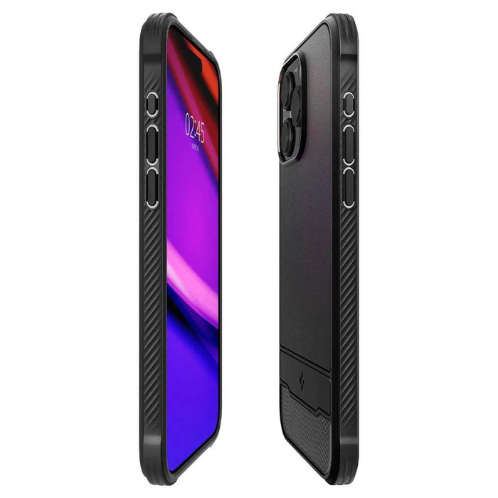 Чехол Spigen Rugged Armor MagFit для iPhone 15 Pro Max Matte Black