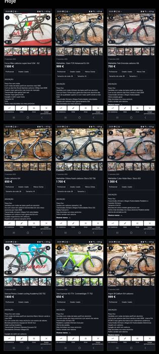 Mafrabike Bicicletas de estrada Carbono oportunidade