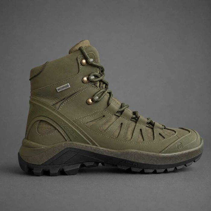 Берці тактичні черевики шкіряні Gore-Tex / хутро осінь-зима 40–46