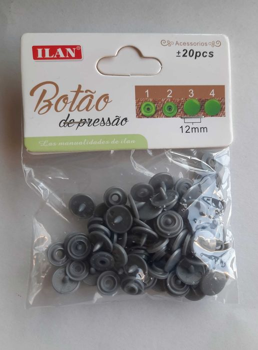 Alicate de pressão + Botões de pressão