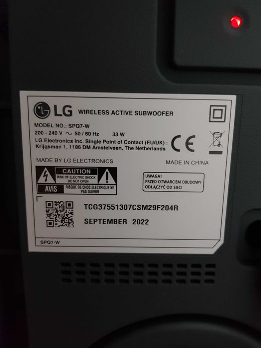 Soundbar LG barra de som subwoofer coluna Dolby Atmos NOVA