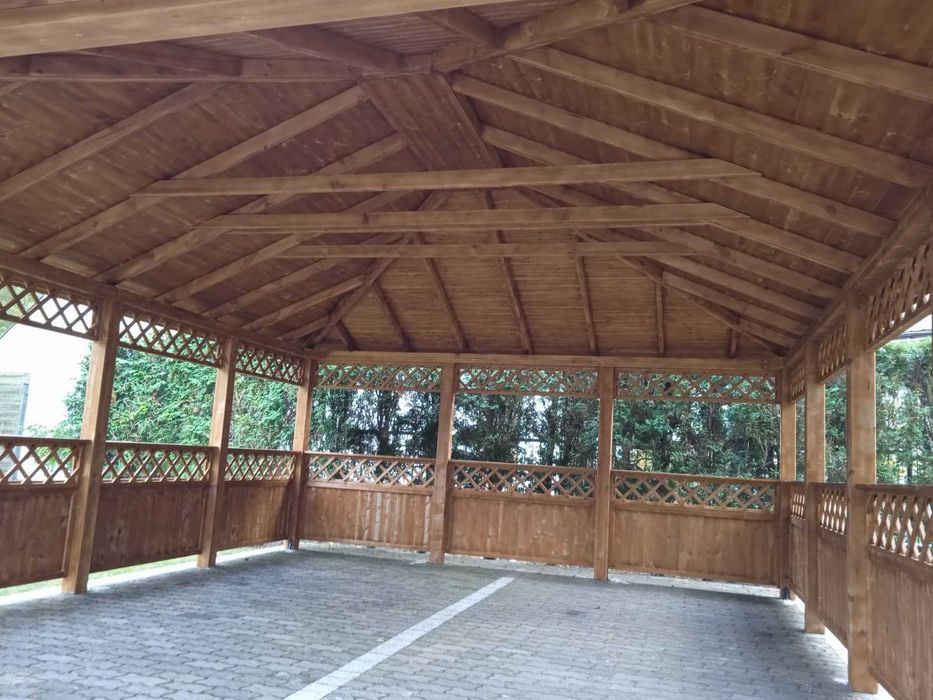 Altana drewniana Walencja 6 x 5. Producent. Szybki montaż