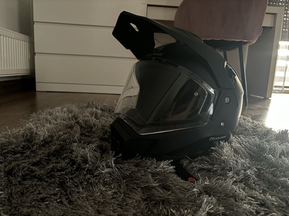 Kask adventure course drift matowy czarny rozmiar M